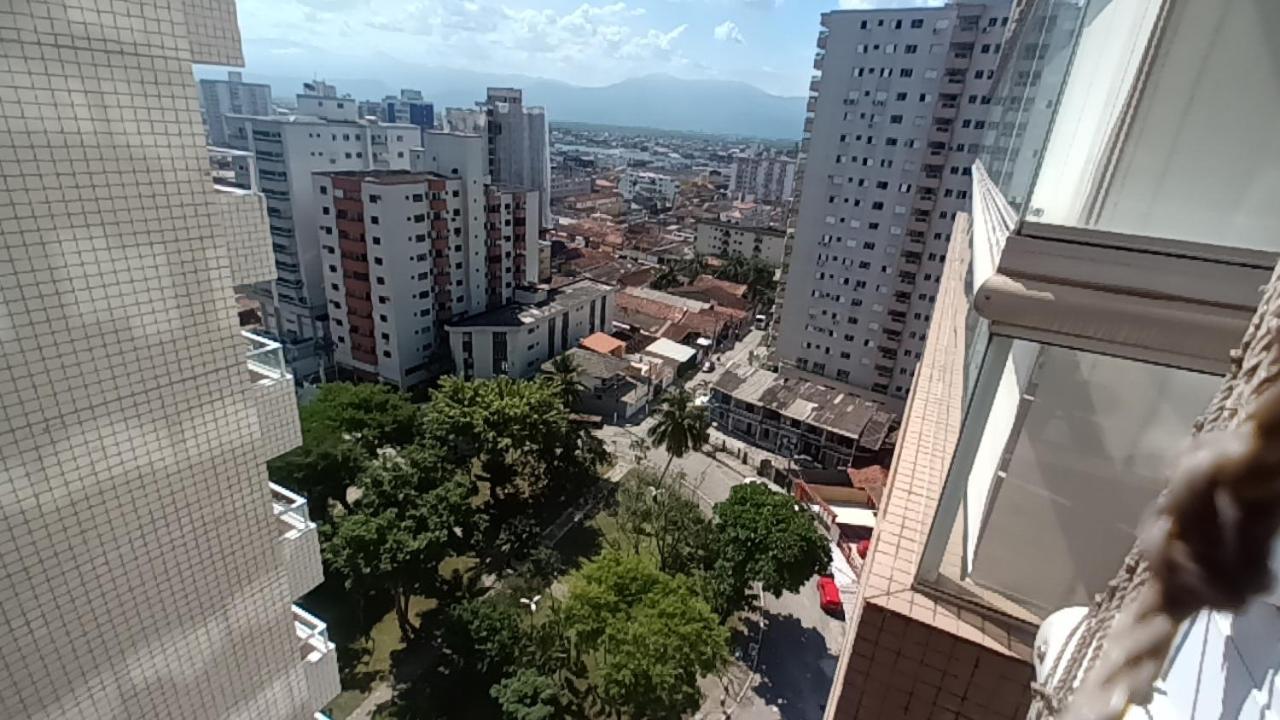 Apto Com Sacada Gourmet Vista Mar Praia Grande  Eksteriør bilde